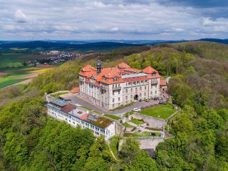 Lietz Internat Schloss Bieberstein Luftbild